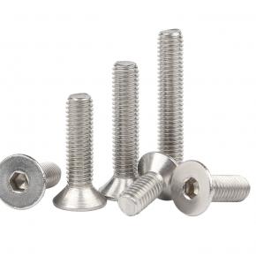 304 stainless steel inner hexagon bolt,countersunk,flat head