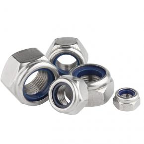self locking nut,anti slip locking hexagonal nut