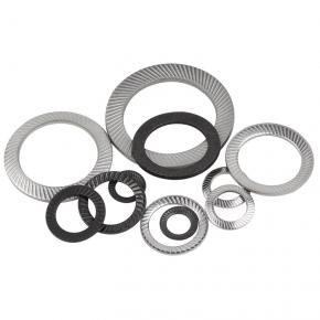 carbon steel anti loosening and hardening double sided tooth gasket