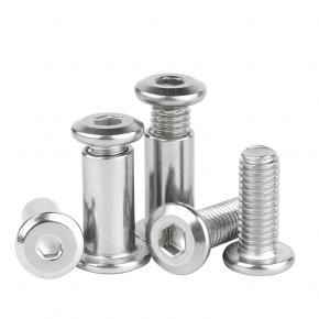 lock screw nut chamfered inner hexagonal furniture connection board