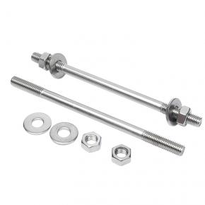 stainless steel through wall screws and nuts,double ended threaded