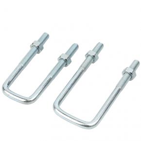 galvanized right angle U shaped bolt and nut set