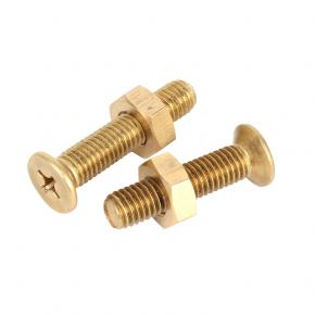 brass countersunk hexagonal screws and nuts set of combination