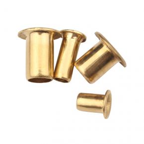 copper eyelet rivets,hollow copper rivets,copper through hole rivets