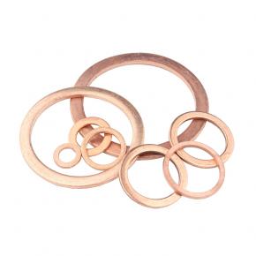 purple copper gasket, marine pressure gauge gasket, flat gasket for sealing