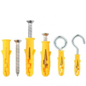 plastic expansion tube and screw set